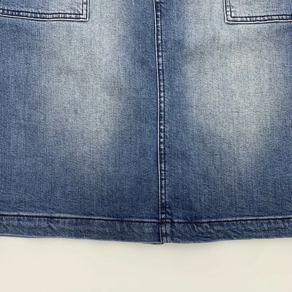 Pilcro and the Letterpress Denim Pencil Skirt - Picture 6 of 9